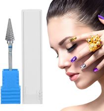 Zdjęcie Frez Wolframowy Do Paznokci Stożek Hybryda Niebieski - Sępopol