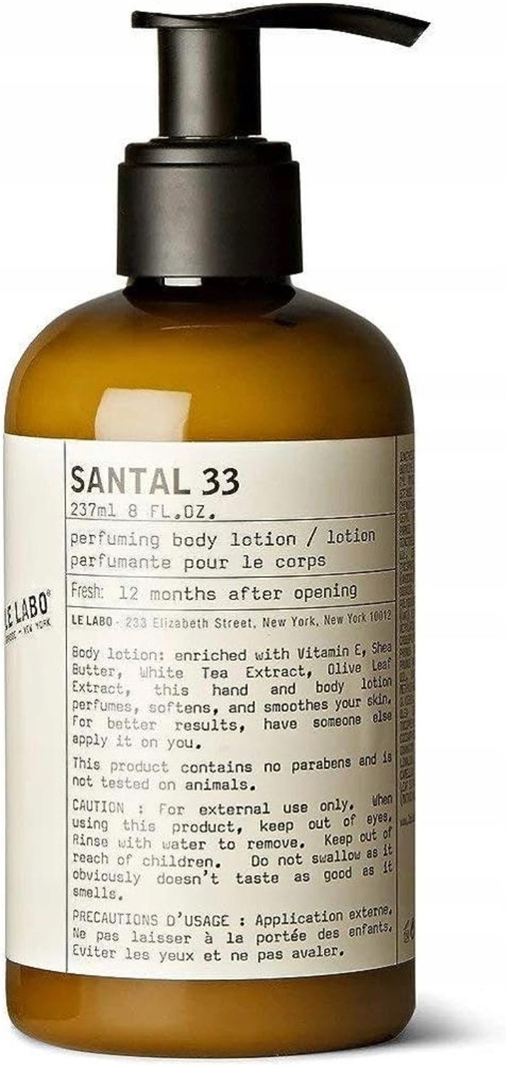 SANTAL 33 ボディローション ポンプ式 SANTAL 33 ボディローション ポンプ式 サンタル33ボディ