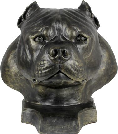 Art Dog American Bully Duża Głowa Psa Posąg Rzeźba Do Wnętrza Domu Hotelu I Ogrodu 16552025393