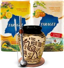 Zdjęcie Zestaw Yerba Mate Taragui Naranja Citricos Litorial 2x500g + Akcesoria - Trzebinia