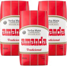 Zdjęcie Zestaw Yerba Mate Amanda Elaborada Tradicional 3x1kg 3kg - Skawina