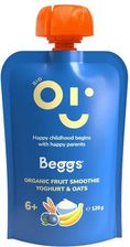 Beggs BIO Smoothie z owocem, jogurtem i płatkami owsianymi 6+, 120g