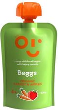 Beggs BIO Marchewka i jabłko 4+, 120g