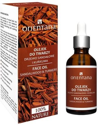 Orientana Face Massage Oil, Sandalwood & Turmeric, 50 ml - Olejek do masażu twarzy - zdjęcie 5