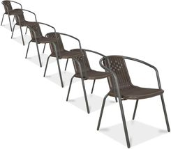 Zdjęcie Zestaw Krzeseł Tarasowych Simple Brown 6szt. Focus Garden - Bartoszyce