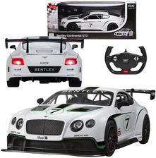 Zdjęcie Rastar Bentley Continental GT3 Pojazd Zdalnie Sterowany RC Samochód Auto 1:14 - Biała Rawska