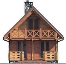 Piętrowy Domek Letniskowy Alias Z Balkonem 80M2 Nordenwood