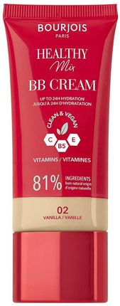 Bourjois Healthy Mix krem BB 002 Vanilla 30ml z kompleksem witamin C, E i B5