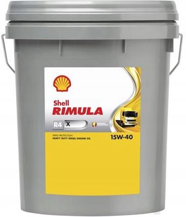 車 売切り価格! Shell RIMULA R4 X 15W-40 20L ペール缶
