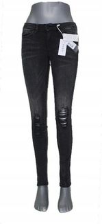 Guess Jegging jeansy damskie W73A27D2ND1 rurki z dziurami orygin. - W26/L32