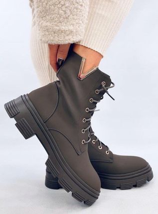 Botki militarne sznurowane CLEND KHAKI 40 - zdjęcie 2