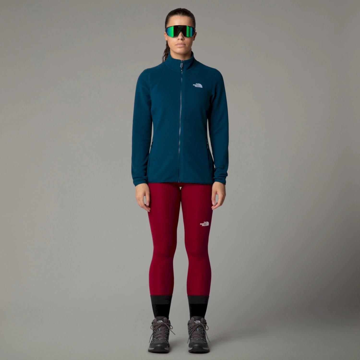 Polar Damski The North Face W 100 Glacier Fz Eu Midnight Petrol