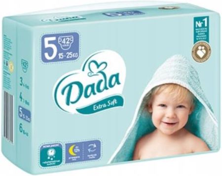 Dada Pieluchy Jednorazowe Extra Soft 5 Junior 15‑25kg 42 Szt