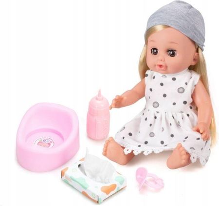Happy Kiddo Lalka Bobas Jak Żywa Interaktywna Akcesoria Duża Mówi Ubranko Siusiająca - zdjęcie 5