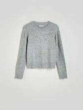 Zdjęcie Reserved - Sweter z aplikacjami - jasnoszary - Ostroróg