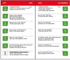 Zdjęcie KALENDARZ KIESZONKOWY LITURGICZNY 2025 DLA KATOLIKA - Sułkowice