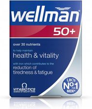 Zdjęcie Vitabiotics Wellman 50+ Dla Mężczyzn Po 50. Roku Życia 30 Tabl - Daleszyce