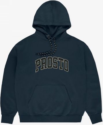 Męska bluza dresowa nierozpinana z kapturem Prosto Hoodie College99 - granatowa