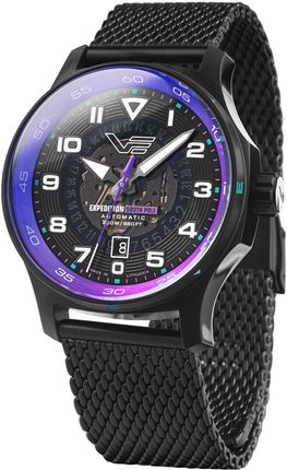 Vostok Europe YN55-592C760-B Męski zegarek automatyczny Expedition South Pole Black