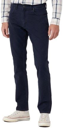 WRANGLER GREENSBORO MĘSKIE SPODNIE MATERIAŁOWE JEANSY DARK NAVY W15QDRXAE