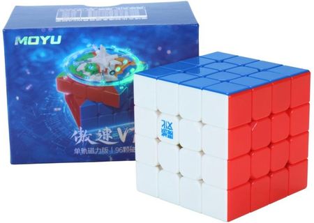 MoYu AoSu V7 4x4 Single-Track Magnetic Stickerless Bright MYAS241