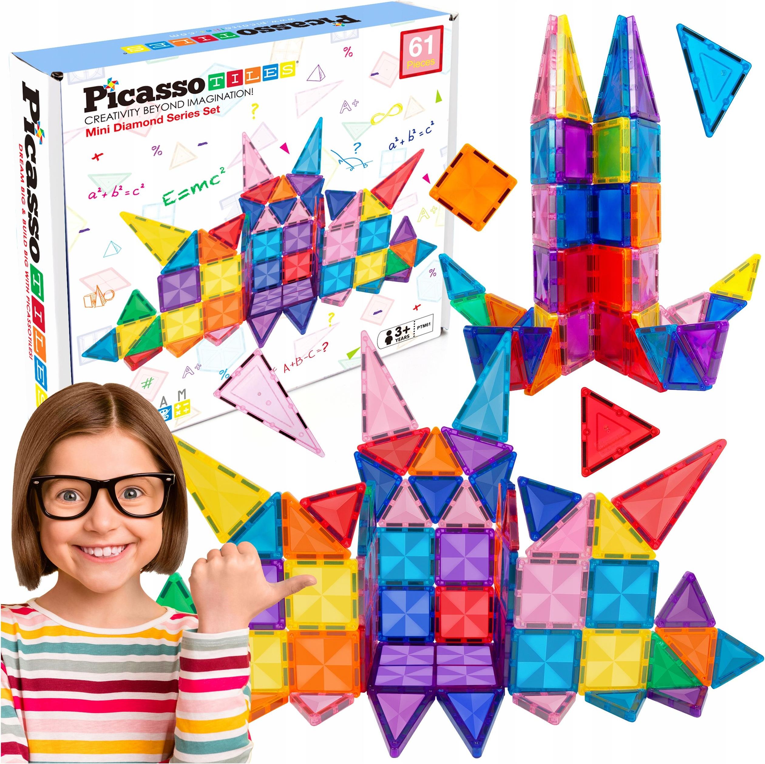 Picassotiles Klocki Magnetyczne Konstrukcyjne Wersja
