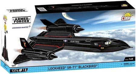 Cobi Klocki 5891 Samolot Sr-71 Blackbird Armed Forces 1374El.