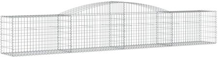 Dkd Home Decor Gabiony Z Wysokim Łukiem 10szt. 400X50X60/80cm Ocynkowane Żelazo - zdjęcie 2