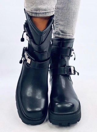 Botki militarne BEAUS BLACK 39 - zdjęcie 3