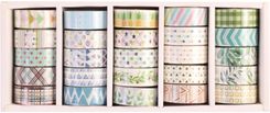 Zdjęcie Narcissus Taśma Klejąca Dekoracyjna Washi Tape Set1 Klasyczna Display Mix 25Szt. - Rydułtowy