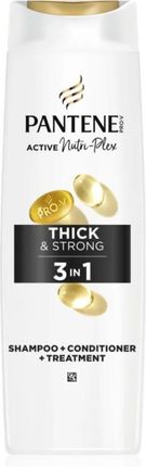 Pantene Pro-V Active Nutri Plex Thick Strong szampon do włosów osłabionych i zniszczonych 3W1 325 ml