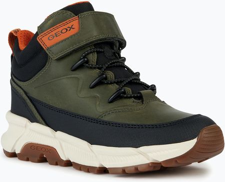 Buty juniorskie Geox Flexyper Plus military/orange | WYSYŁKA W 24H | 30 DNI NA ZWROT Zima 2024