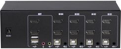 Zdjęcie Inter-Tech Przełącznik Intertech IPC KVM SWITCH AS-42HA HDMI/METAL IN (88887244) - Łosice