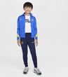 Dzianinowy dres piłkarski dla dużych dzieci Nike Dri-FIT Inter Mediolan Strike (wersja trzecia) - Niebieski