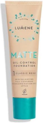 Lumene Matte Spf20 Podkład Matujący 1 Classic Beige 30Ml