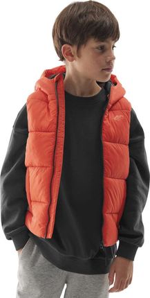 Kamizelka dla chłopca 4F M134 pomarańczowa 4FJWAW24TVJAM134