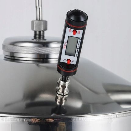 Nypel do montażu termometru (3-6 mm) z uszczelką silikonową - zdjęcie 2