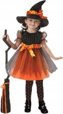 Zdjęcie Strój dziecięcy Czarownica z kapeluszem S Halloween - Milicz