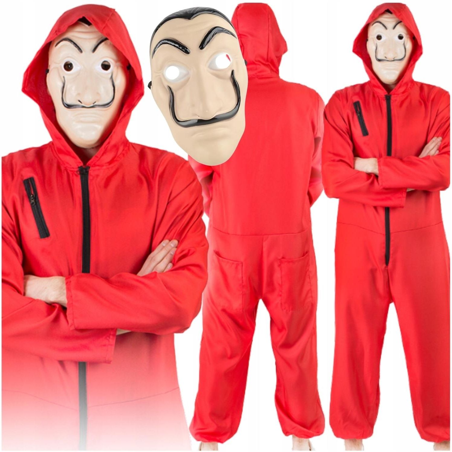 Przebranie Salvador Dali Strój Maska Bella Ciao La Casa De Papel