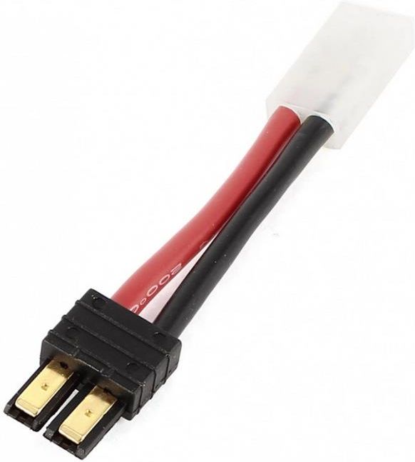 Cavo TRAXXAS #1 maschio a TAMIYA #1 maschio 8cm 14AWG Carica e