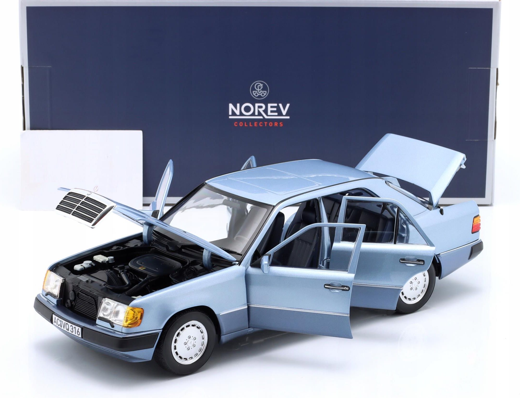 Norev Mercedes-benz 230E (W124) 1990 Light blue metallic 1