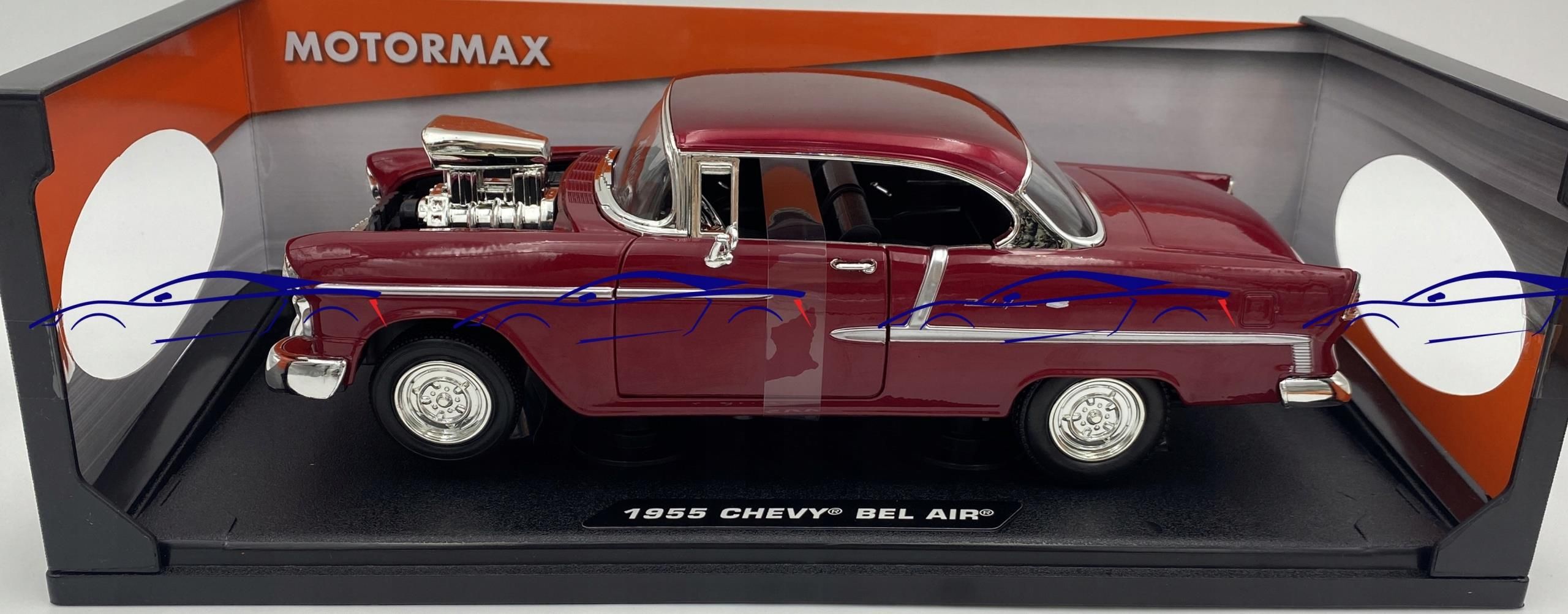 1/18 CHEVY BELAIR 1955 ベルエア 1/18 CHEVY BELAIR 1955 ベルエア 1955 Chevrolet Bel Air Hard
