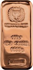 Sztabka miedzi miedziana lana Germania Mint 1000 g 999.9 Cast Bar