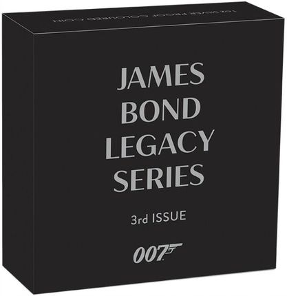 Tuvalu: James Bond Legacy 3rd issue Timothy Dalton kolorowany 1oz