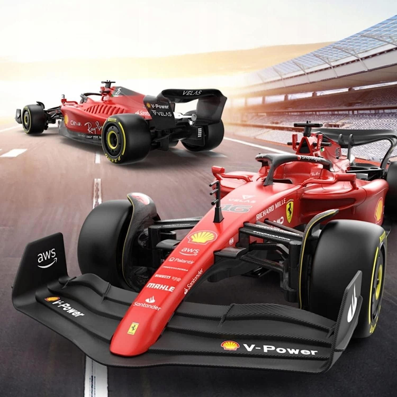 Amazon.co.jp: RASTAR F1カー | 1:12 フェラーリ F1-75 リモート