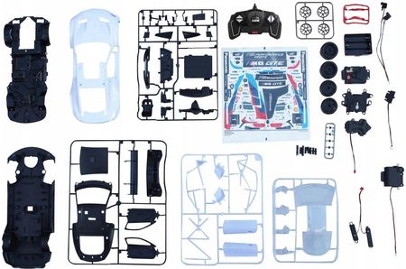 Bmw M8 Gte 1:18 Diy Do Składania Sterowany - zdjęcie 3