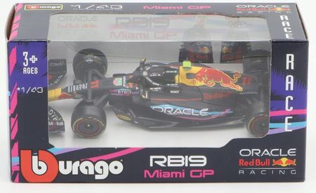 Race Oracle Red Bull Racing RB19 Miami #11 Bburago - zdjęcie 3