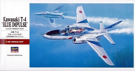 Hasegawa PT16 Kawasaki T-4 "Blue Impulse" Aircraft Scale 1/48 Hobby Plastic