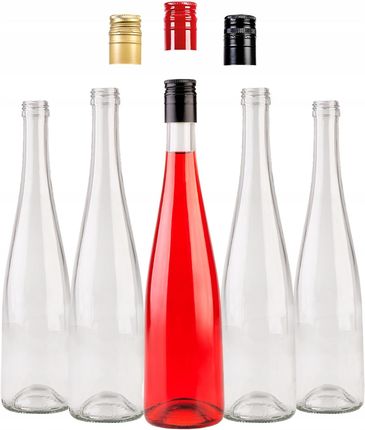 50x Belvedere Butelki 500ML na wino bimber soki likiery do nalewek Zakrętki