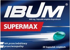 Zdjęcie Ibum Supermax 20 kapsułek miękkich - Białogard